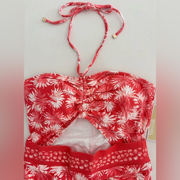 NWT! Michael Kors One-Piece Cutout Swimsuit - Picture 5 of 10